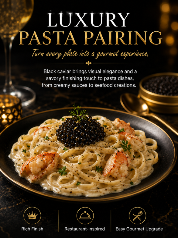 ✨Black Gold Premium Sturgeon Caviar🥄Plump Pearls, Ocean‑Sourced Nutrition for Your Gourmet Home Cooking-JT9