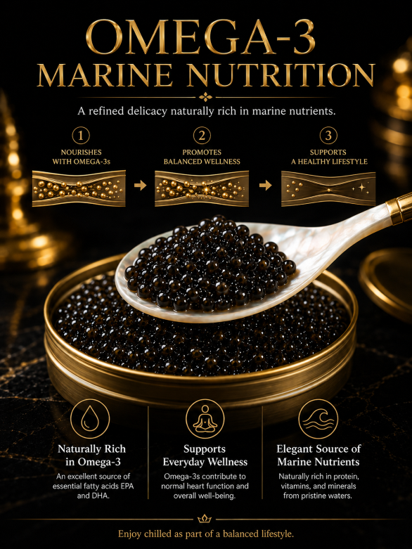 ✨Black Gold Premium Sturgeon Caviar🥄Plump Pearls, Ocean‑Sourced Nutrition for Your Gourmet Home Cooking-JT9