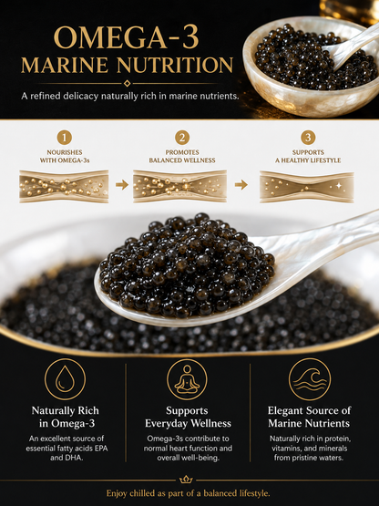 ✨ Black Gold Premium American Sturgeon Caviar 🖤 Rich, Buttery & Delicately Briny-JT2