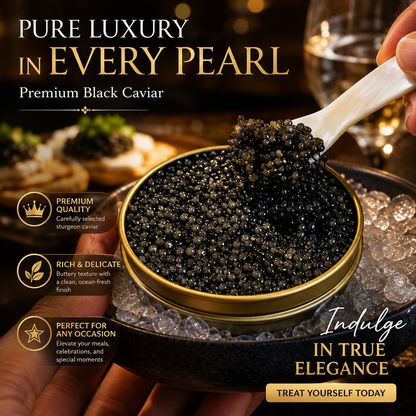 Premium Sturgeon Caviar – Rich, Luxurious Ocean Flavor-JT5