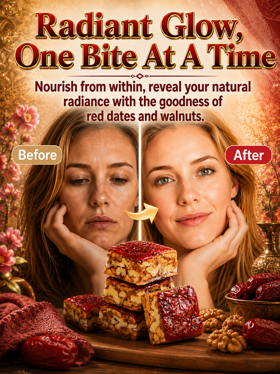 Premium Jujube Walnut Snack Bars-JT