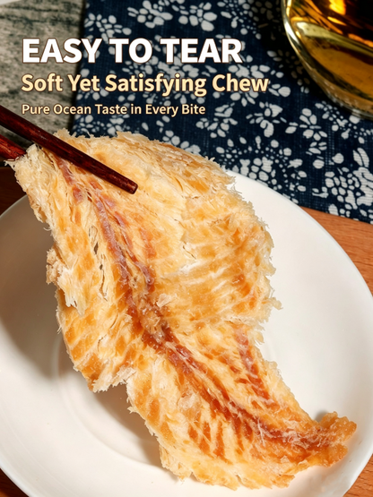 🐟️Wild-Caught Roasted Cod Fish Snack🌊|Low Fat & Full of Savory Ocean Flavor-JT3