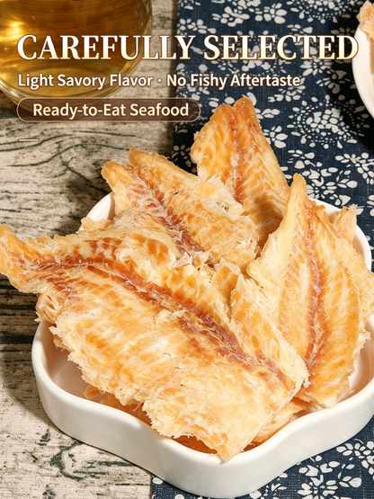 🐟️Wild-Caught Roasted Cod Fish Snack🌊|Low Fat & Full of Savory Ocean Flavor-JT3