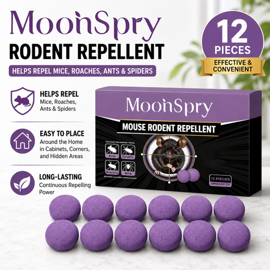 🐭 All-Purpose Household Pest Repellent Balls 🌿| Safe Plant Formula Rodent Deterrent, No Mess, Odor-Free Protection-JT3