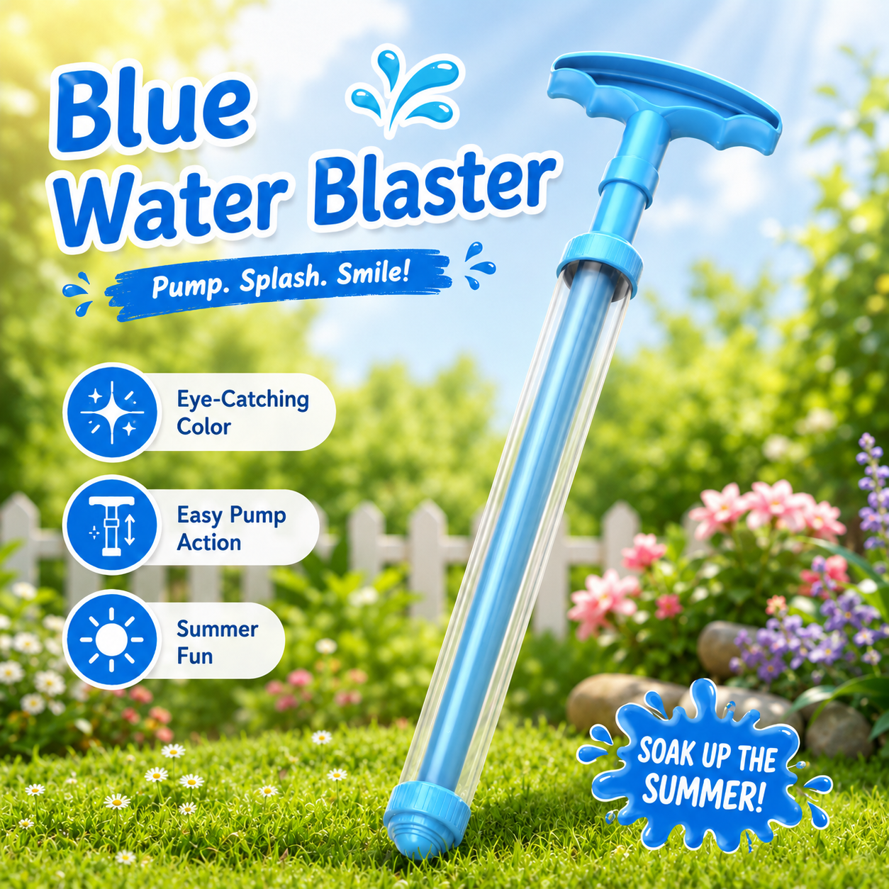 💦2026 New Model Telescopic Water Gun, Summer Outdoor Pool and Beach Water Fight Party Toy