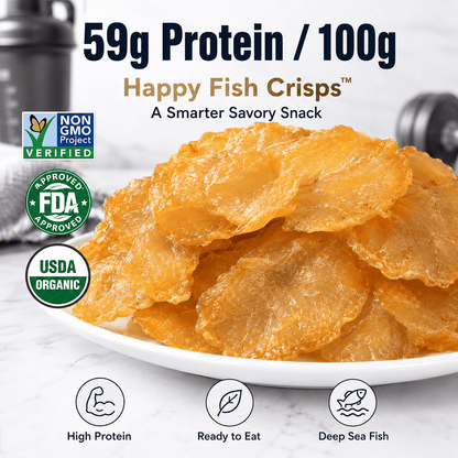 Happy Fish Crisps™ – A Light, Crispy & High-Protein Seafood Snack Made for Every Craving-JT