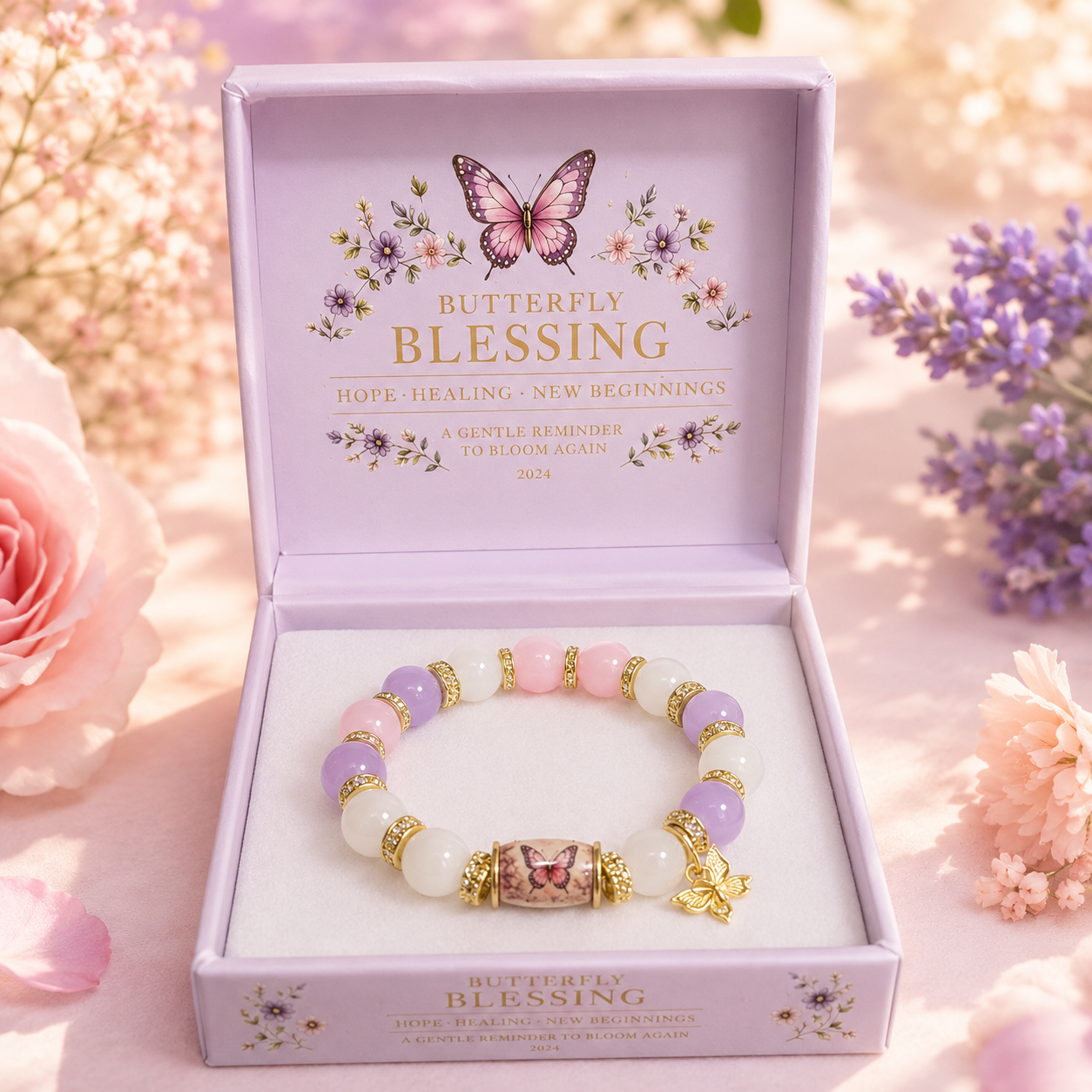 🌸 Nature Blessings Bracelet Collection Choose The Symbol That Speaks To Your Heart ✨-JT