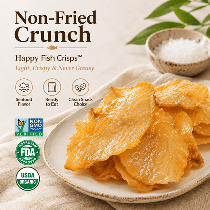 Happy Fish Crisps™ – A Light, Crispy & High-Protein Seafood Snack Made for Every Craving-JT1