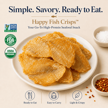 Happy Fish Crisps™ – A Light, Crispy & High-Protein Seafood Snack Made for Every Craving-JT