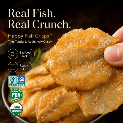 Happy Fish Crisps™ – A Light, Crispy & High-Protein Seafood Snack Made for Every Craving-JT