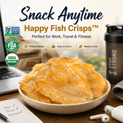 Happy Fish Crisps™ – A Light, Crispy & High-Protein Seafood Snack Made for Every Craving-JT