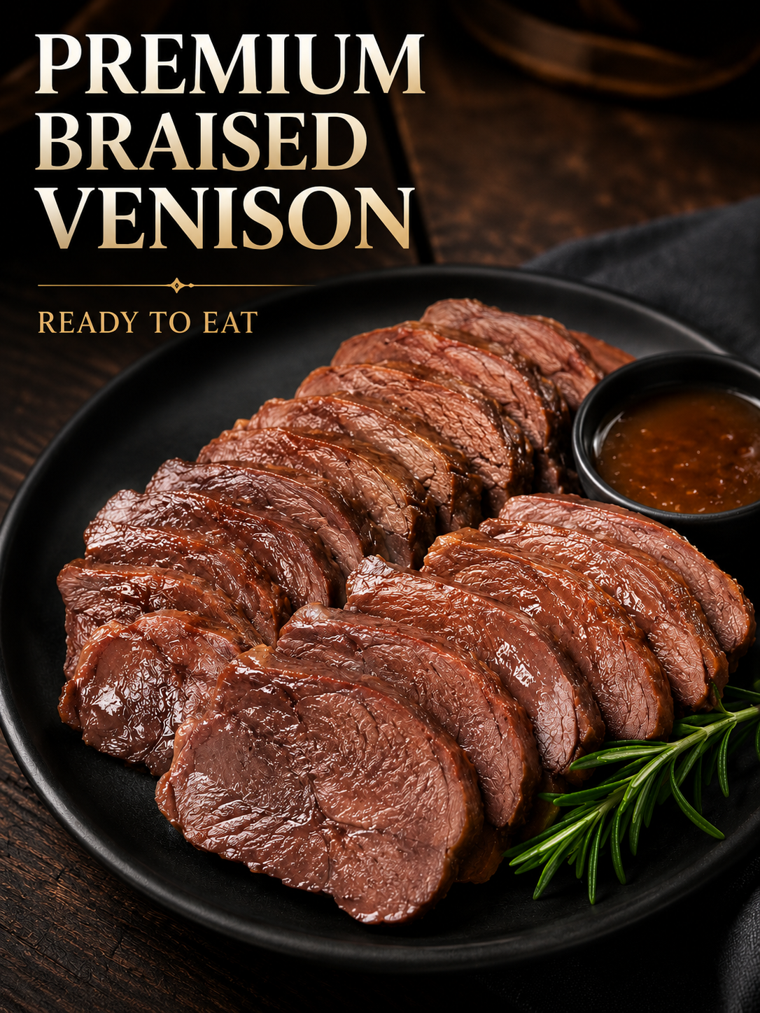 🦌 You’ve Never Tasted Venison Like This! 🔥Premium Slow-Braised Venison • Ready-to-Eat • Full of Flavor-JT2
