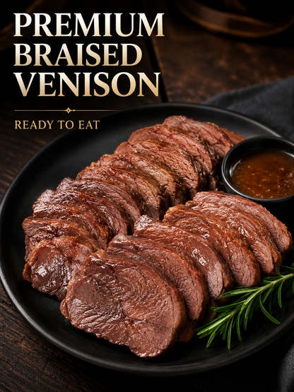 🦌 You’ve Never Tasted Venison Like This! 🔥Premium Slow-Braised Venison • Ready-to-Eat • Full of Flavor-JT2