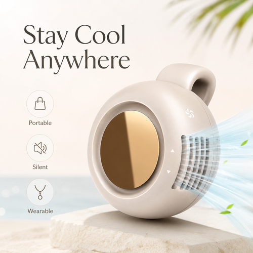 Westdeer Portable Silent Mini Bladeless Fan Stay Cool Anywhere, Anytime ❄️💨