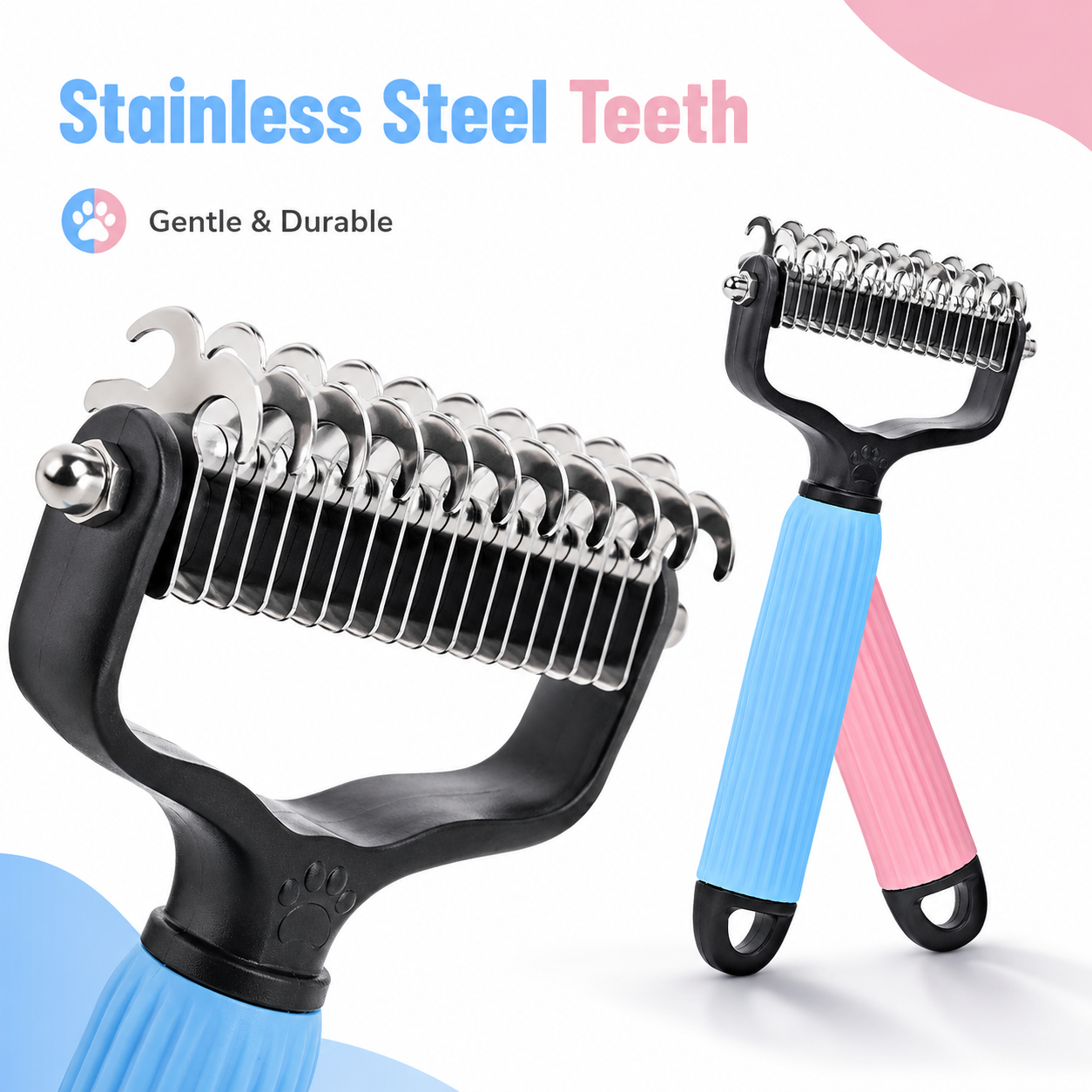 🐾 Universal Pet Detangling Comb for Shedding Pets