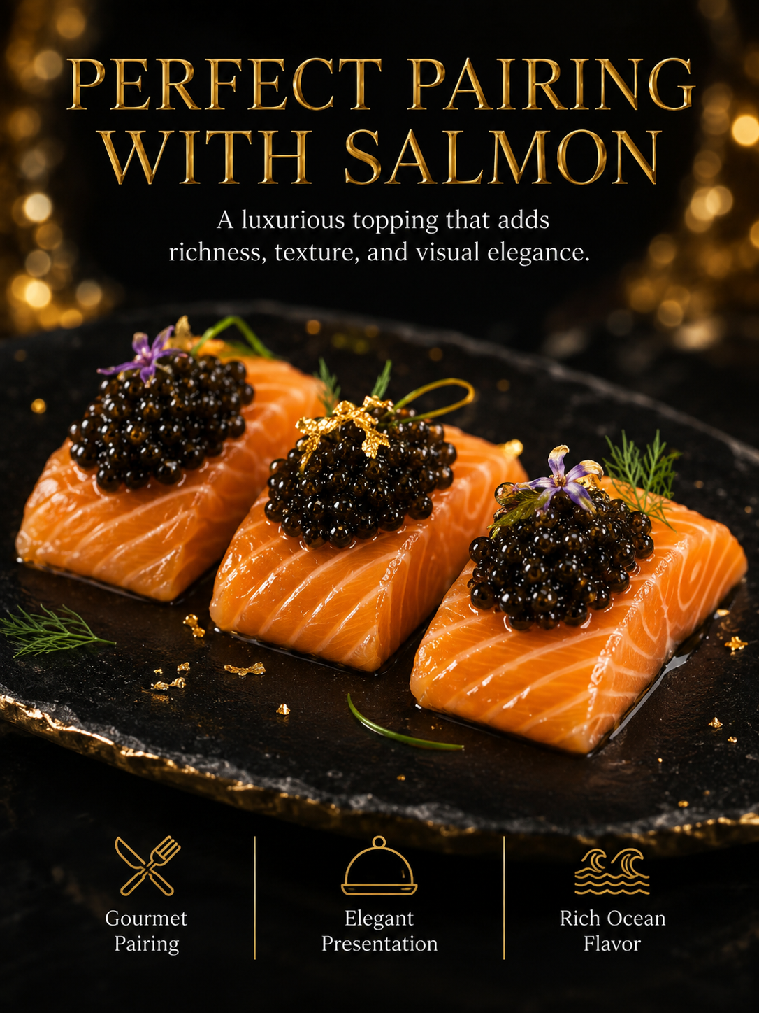 ✨ Black Gold Premium American Sturgeon Caviar 🖤 Rich, Buttery & Delicately Briny-JT2