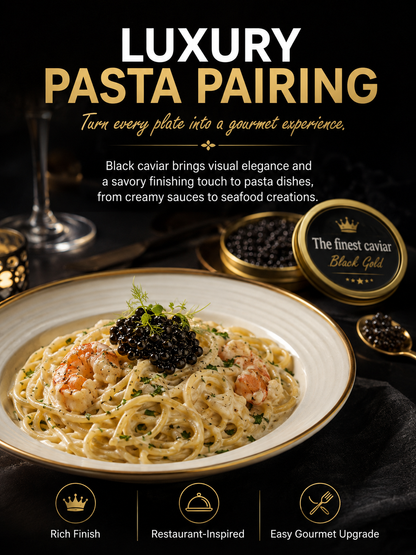 ✨ Black Gold Premium American Sturgeon Caviar 🖤 Rich, Buttery & Delicately Briny-JT2