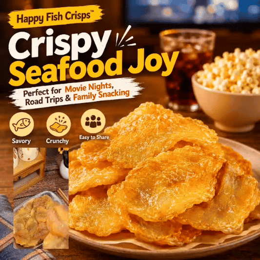 Happy Fish Crisps™ – A Light, Crispy & High-Protein Seafood Snack Made for Every Craving-JT